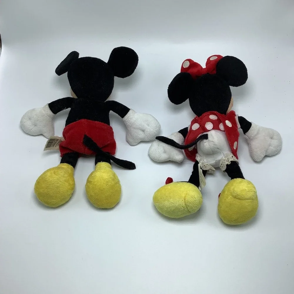 Disney‎ Plush Lot of 6 Mickey Mouse Minnie Mouse Dumbo
